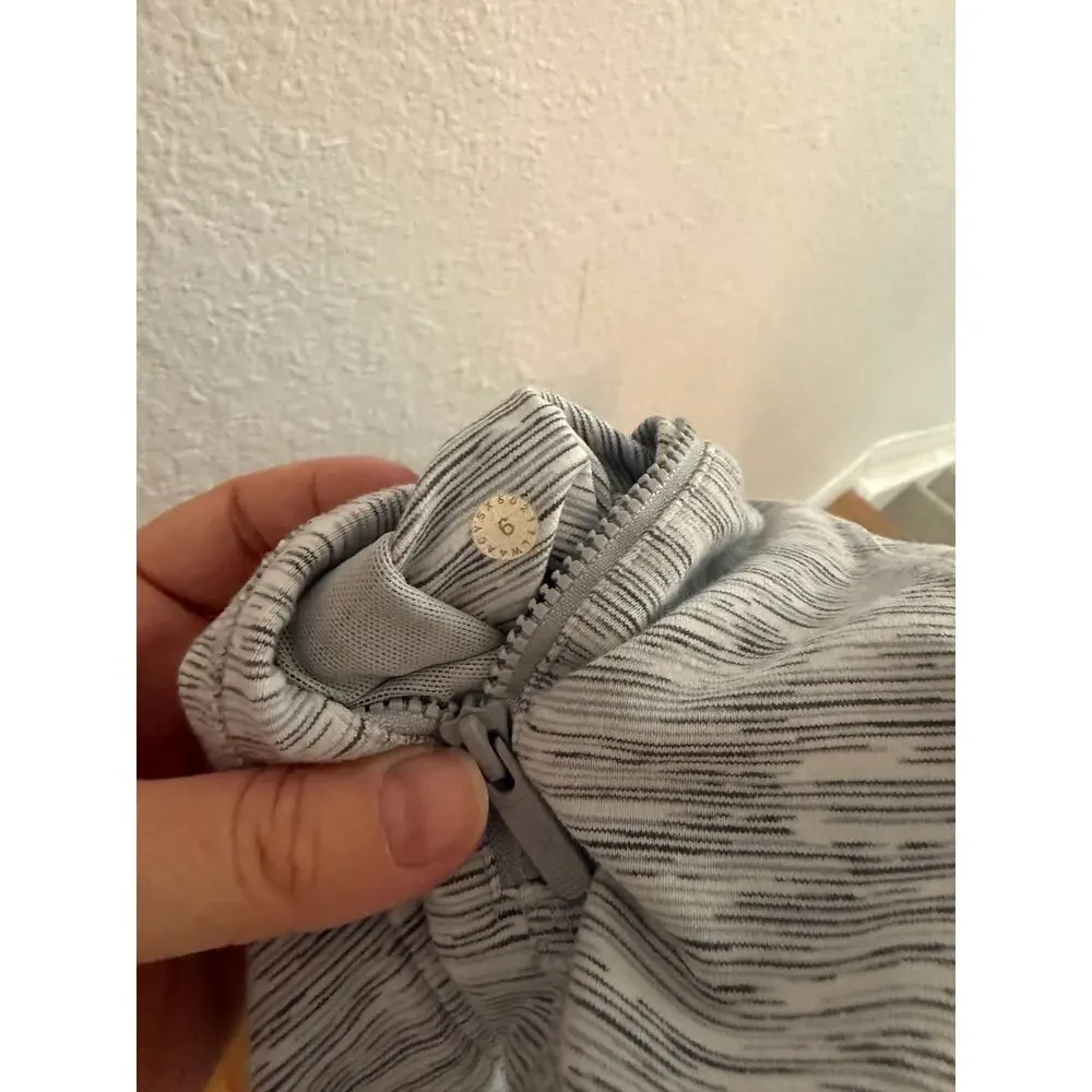 Lululemon Define Jacket Heathered Gray Full Zip Size 6